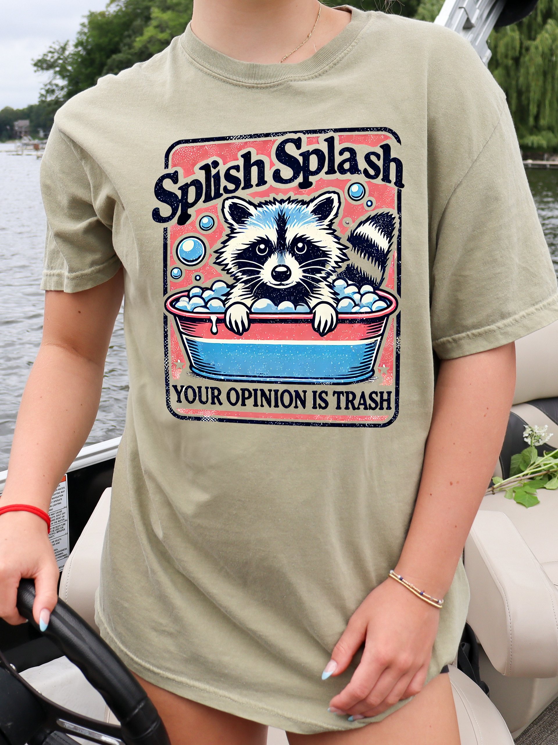 Splish Splash Your Opinion Is Trash Shirt product image (2)