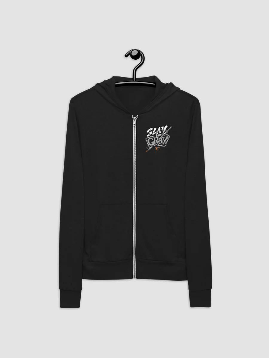 Slay the Gray Zip Hoodie product image (2)