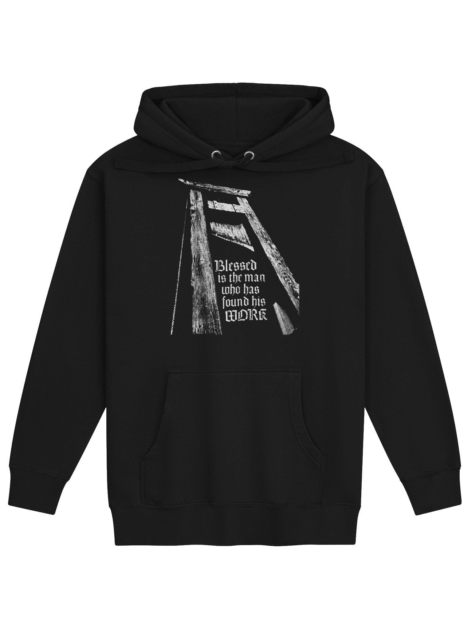 BLESSED IS THE MAN HOODIE BACKPRINT product image (1)