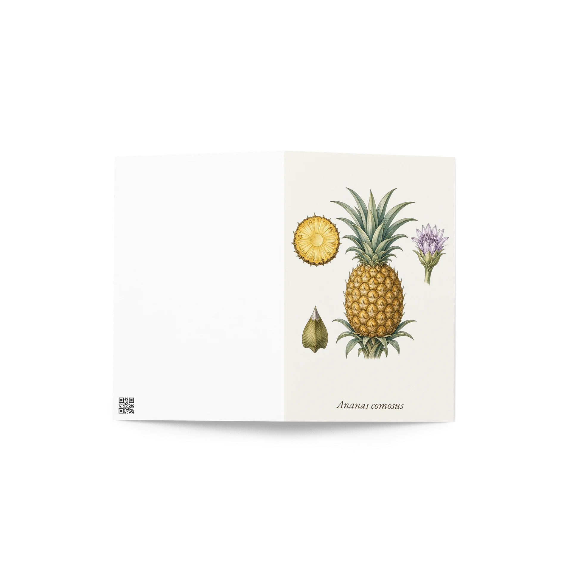 Vintage Botanical Pineapple Greeting Card product image (4)