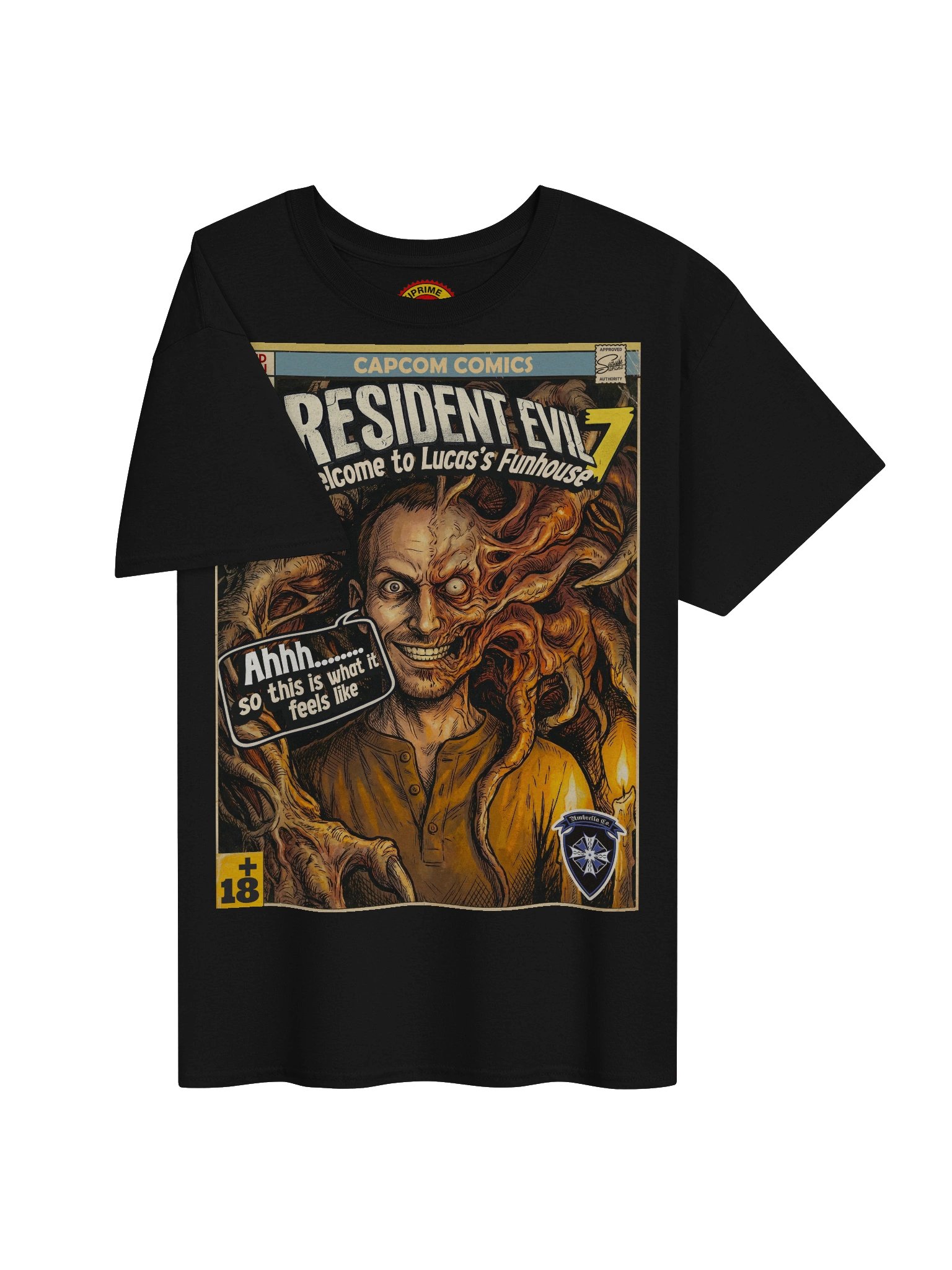 Resident Evil 7 Lucas Baker Comic Art T-Shirt product image (3)