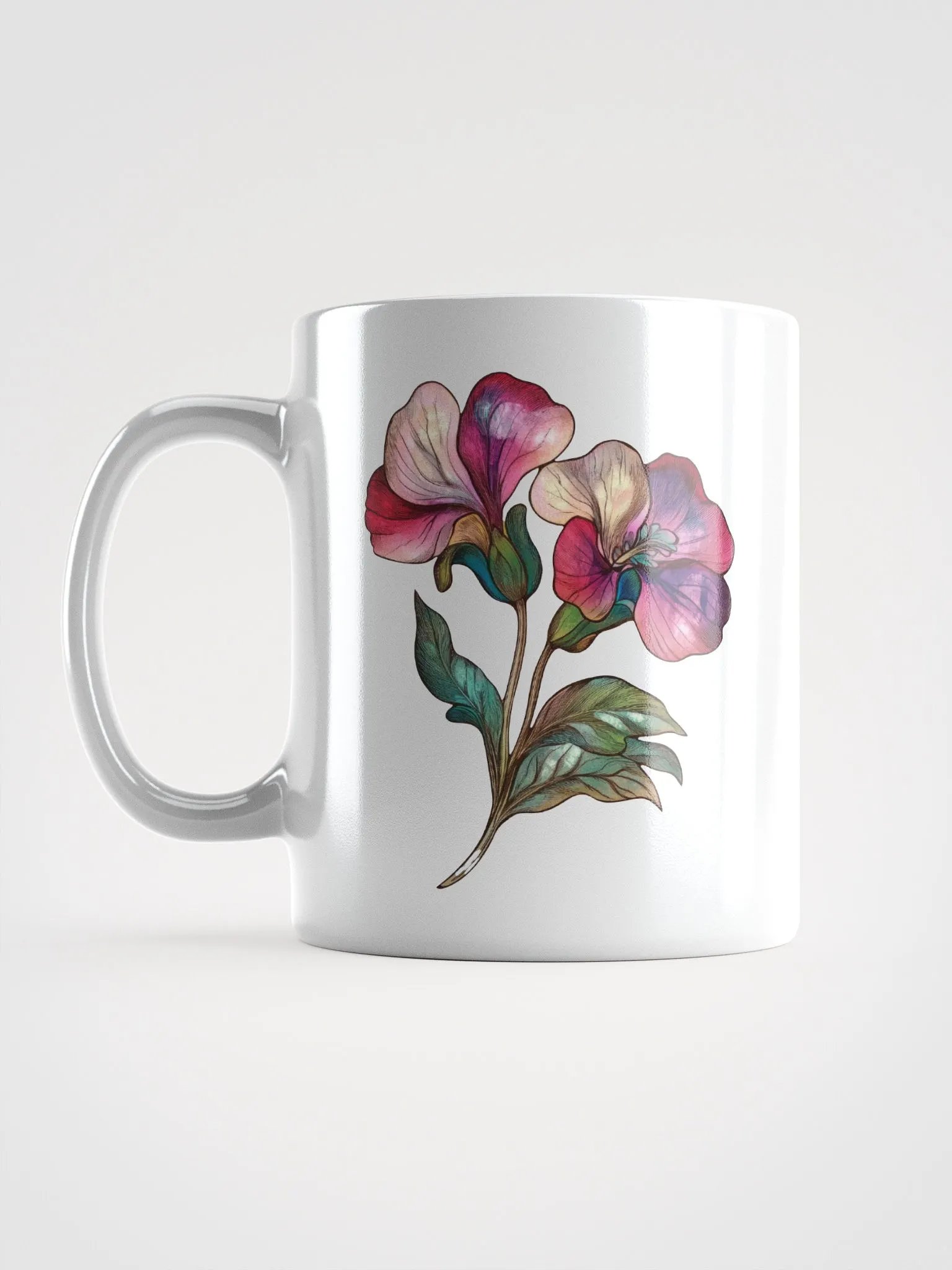 Orchid Symphony White Glossy Mug product image (16)