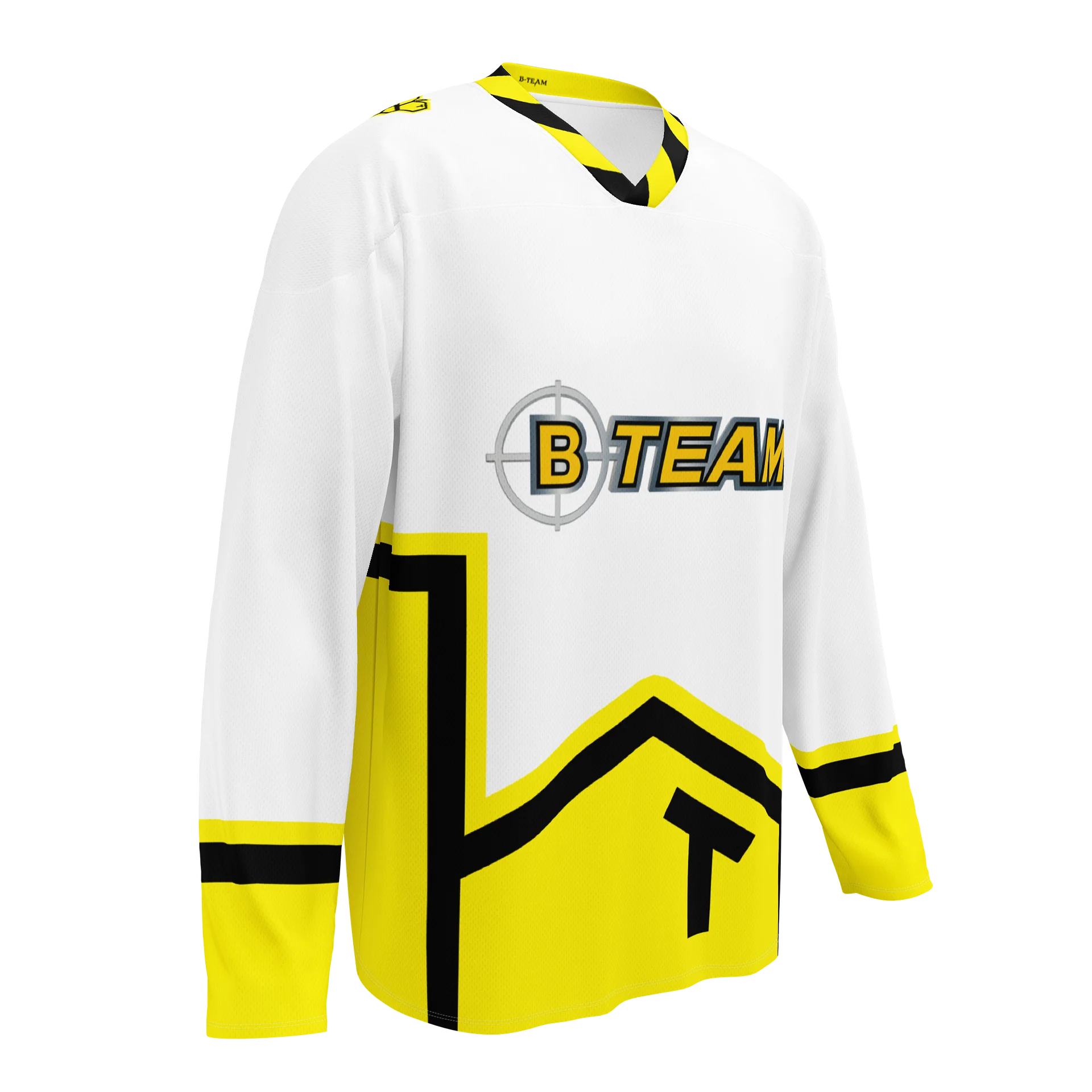 B-Team Sting Jersey - White And Yellow - Blank product image (1)