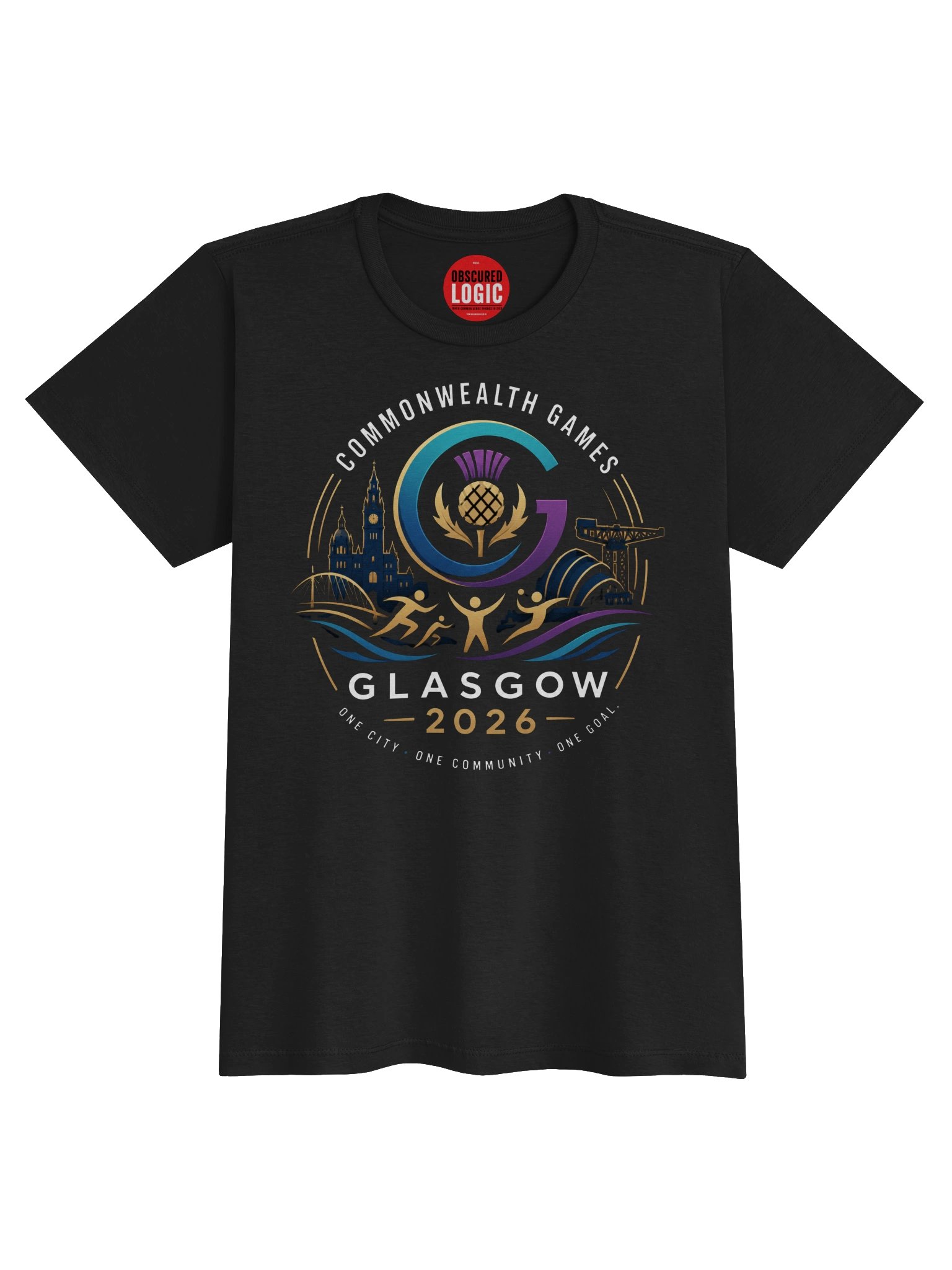 Commonwealth Games Glasgow 2026 Emblem Tee product image (1)