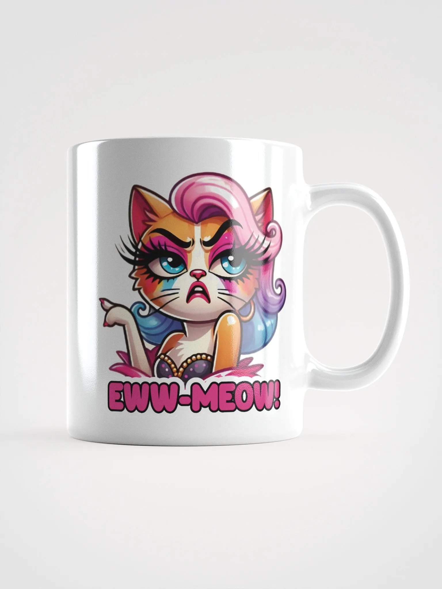Eww-Meow! White Glossy Mug product image (1)