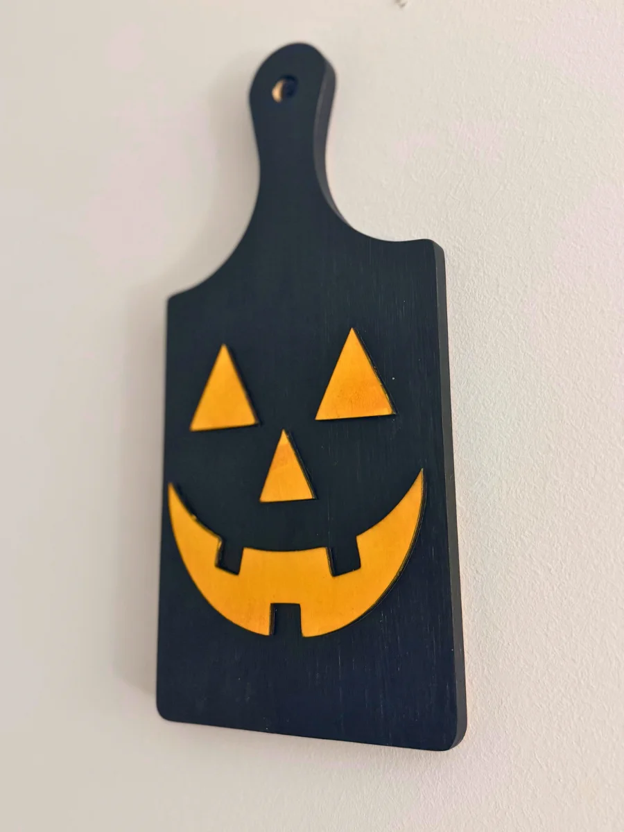 Classic Jack-O’-Lantern Wooden Paddle Sign | Halloween Wall Decor product image (2)