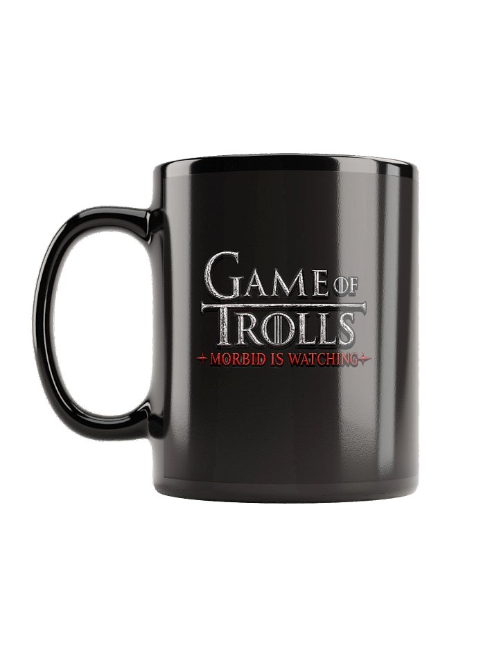 Game of Trolls Black Glossy Mug product image (2)