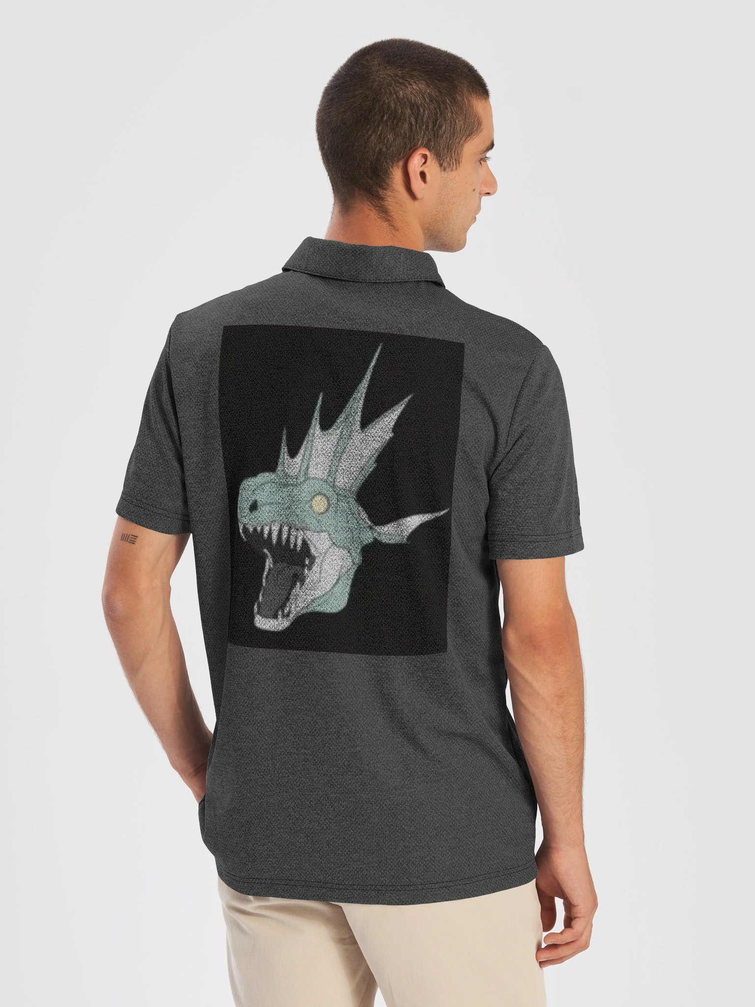 Leviathan: Sea Dragon of Chaos — Adidas Polo | JWK JOJO STUDIO™ product image (4)