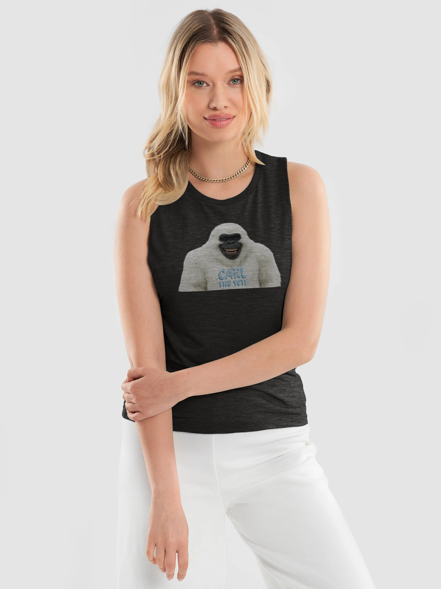 Carl the Yeti Women's Muscle Tank product image (9)