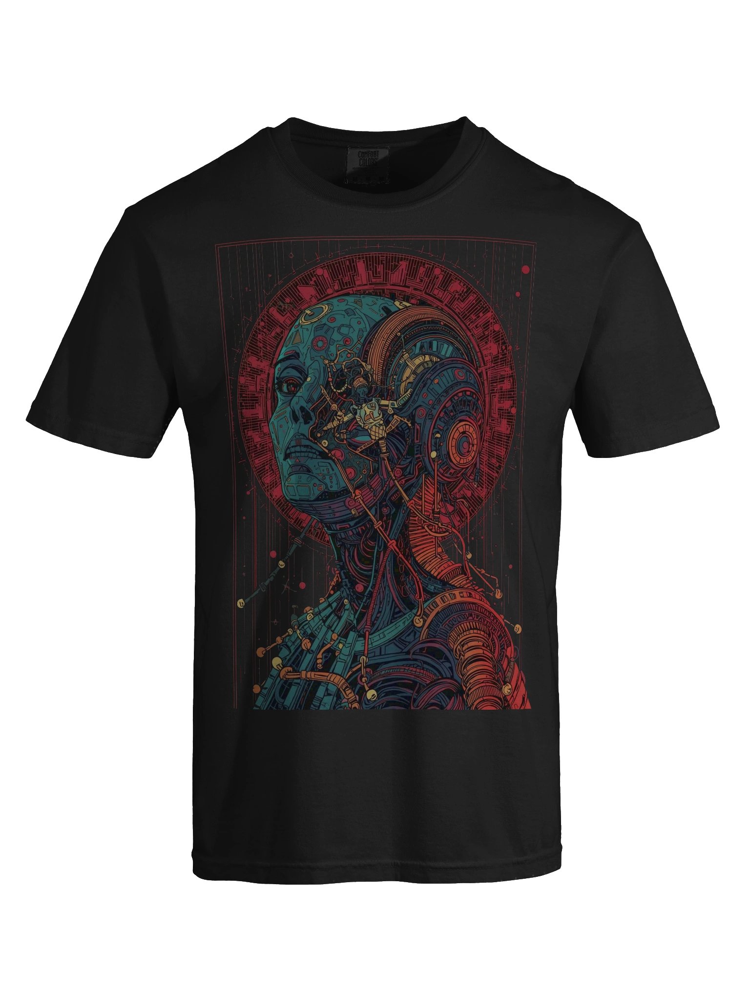 Haloed Cyborg Heavyweight T-Shirt product image (2)