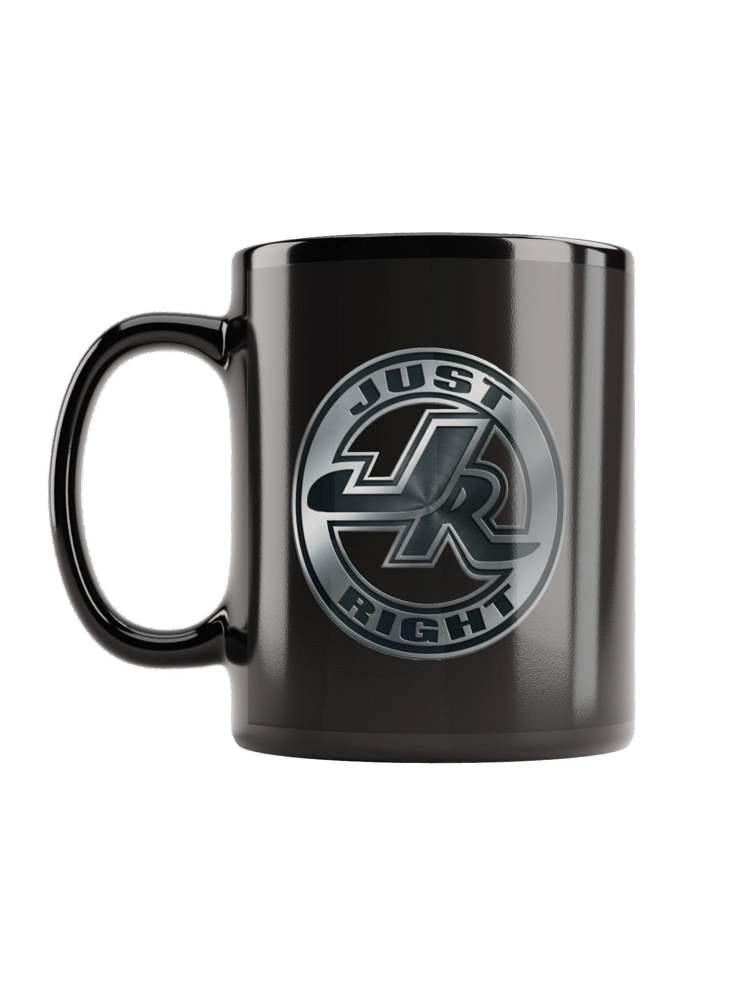 Just Right Fitness Logo Black Mug product image (1)