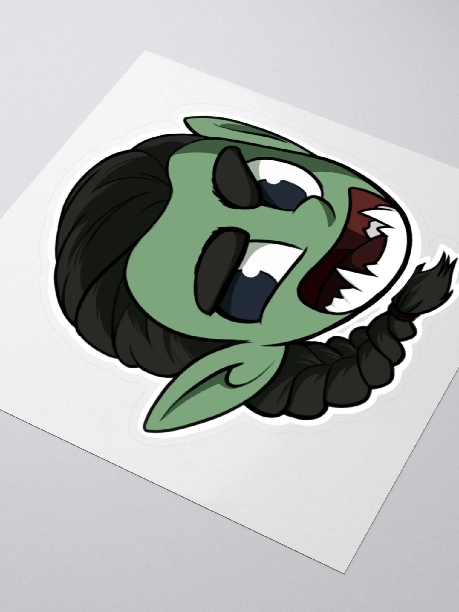 Chibi Grimarr Close-up Sticker product image (3)