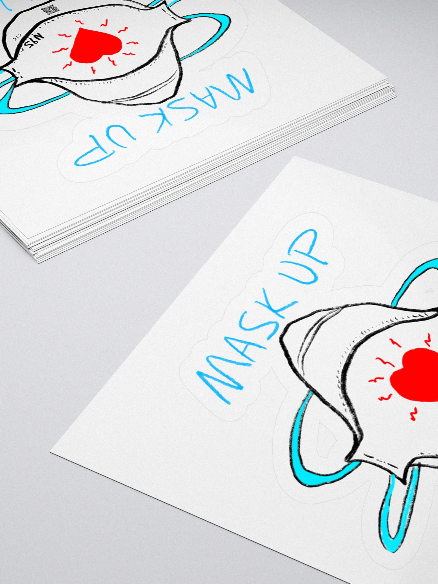 Mask Up Save Lives stickers product image (12)