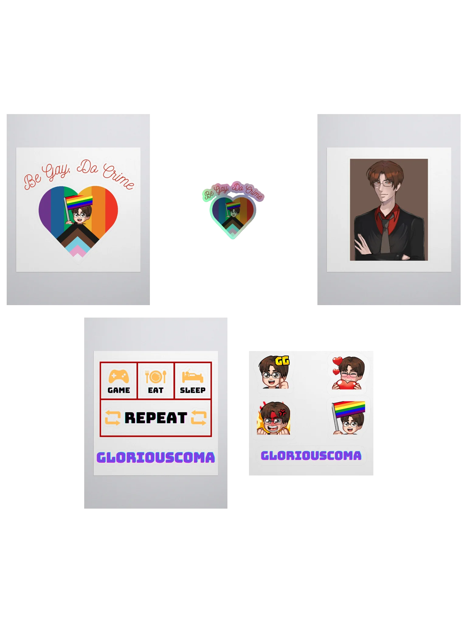 GloriousComa Sticker Bundle product image (1)