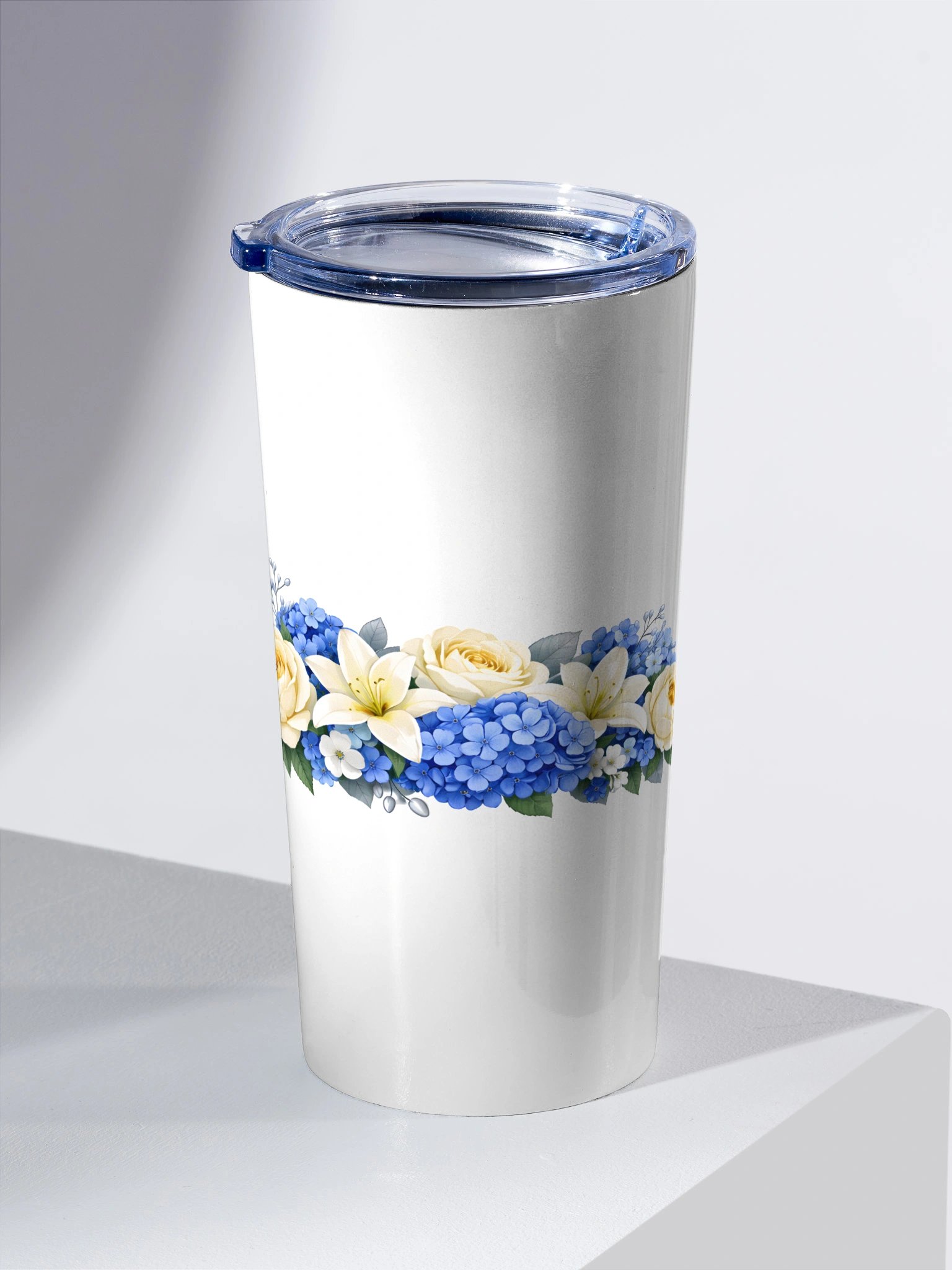 Grace Abounds Floral Cross Tumbler product image (2)