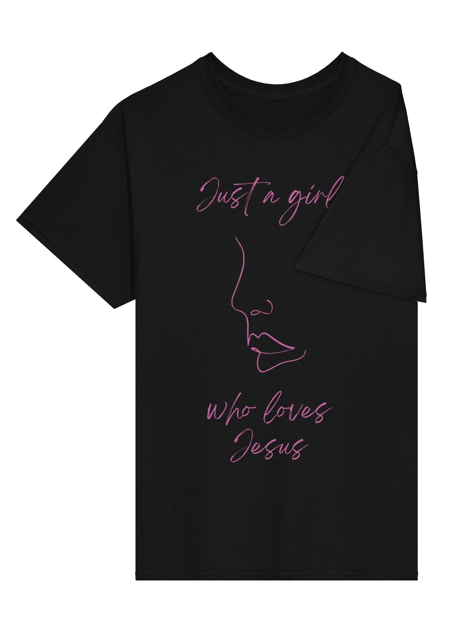 Just a Girl Who Loves Jesus Christian Women’s T-Shirt product image (3)