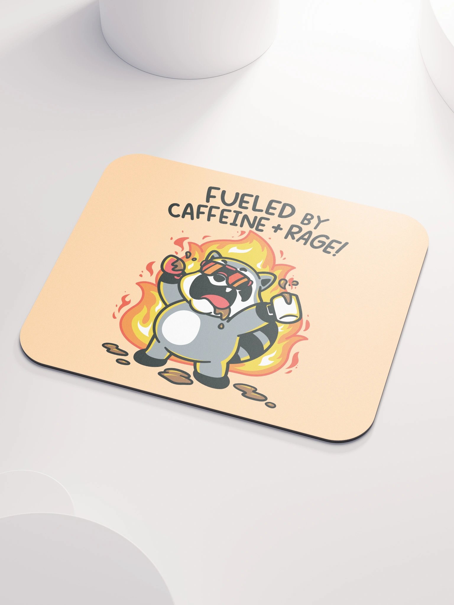 Caffeine & Rage Mousepad product image (3)