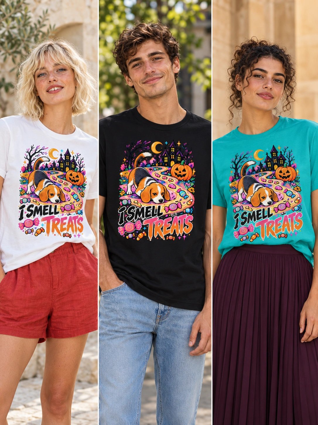 Beagle Halloween T-Shirt – I Smell Treats product image (4)