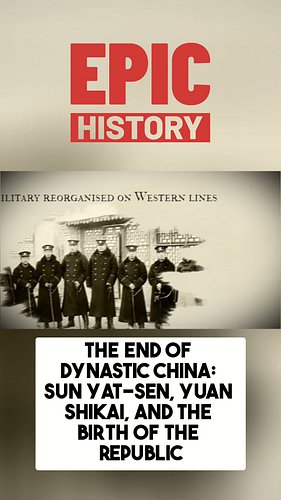 2,000 years of imperial rule. Gone in weeks. 🏯 The birth of the Chinese Republic is one of history's most dramatic power stru...