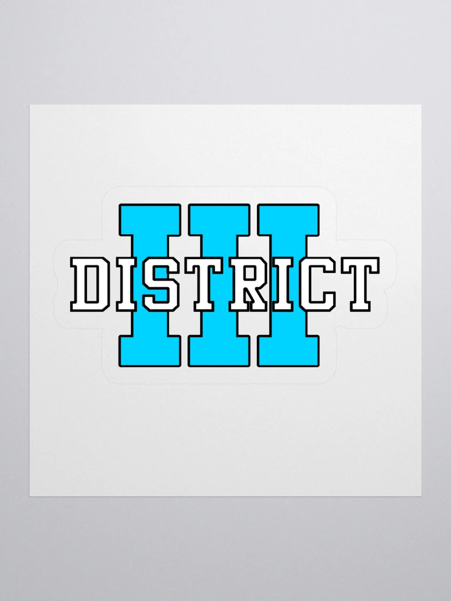 District 3 Sticker product image (2)