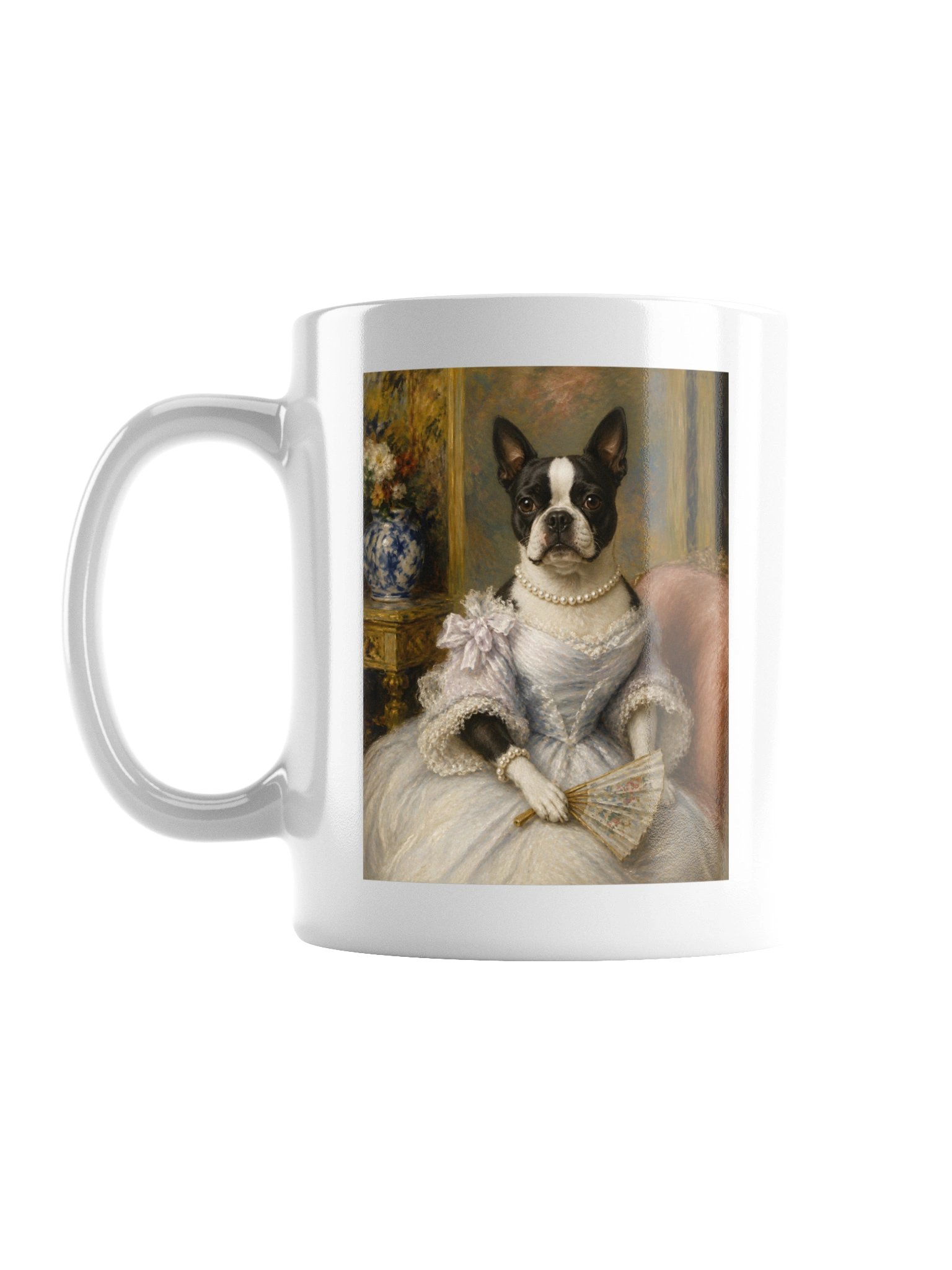 Boston Terrier Portrait of Irène Cahen d'Anvers Mug product image (1)