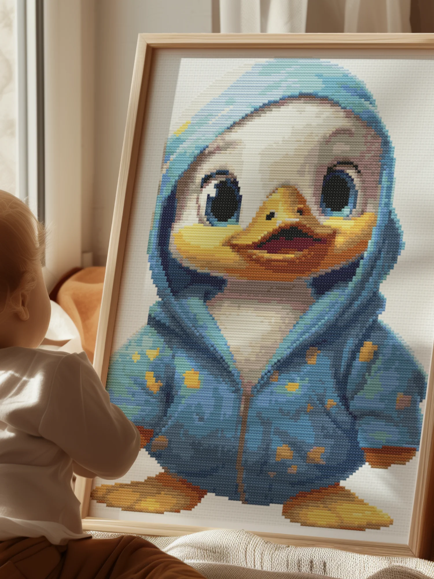 Cozy Quacks Cross Stitch Pattern product image (5)