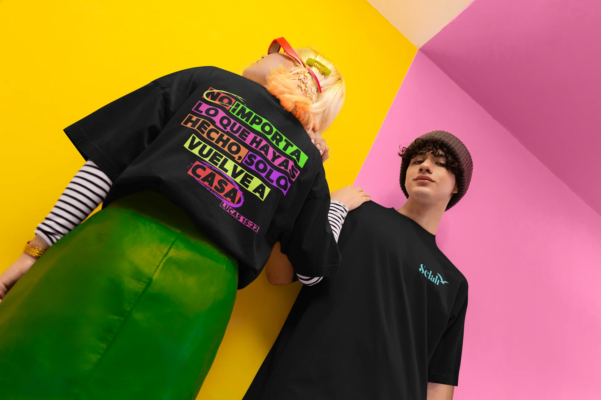 Vuelve a Casa – Camisa Cristiana Oversized | Selah PR | Lucas 15:22 product image (3)