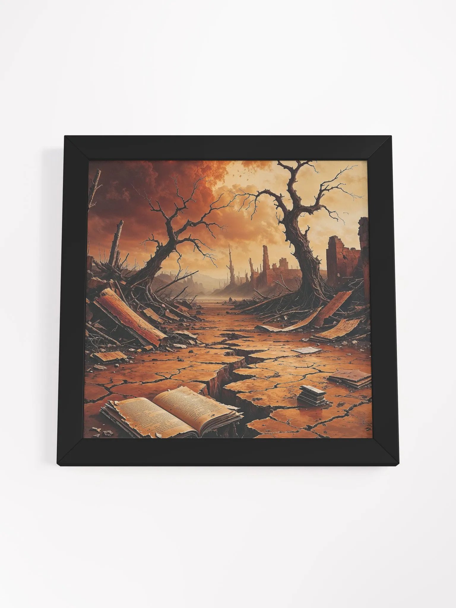 Broken Civilization Framed Matte Print product image (39)