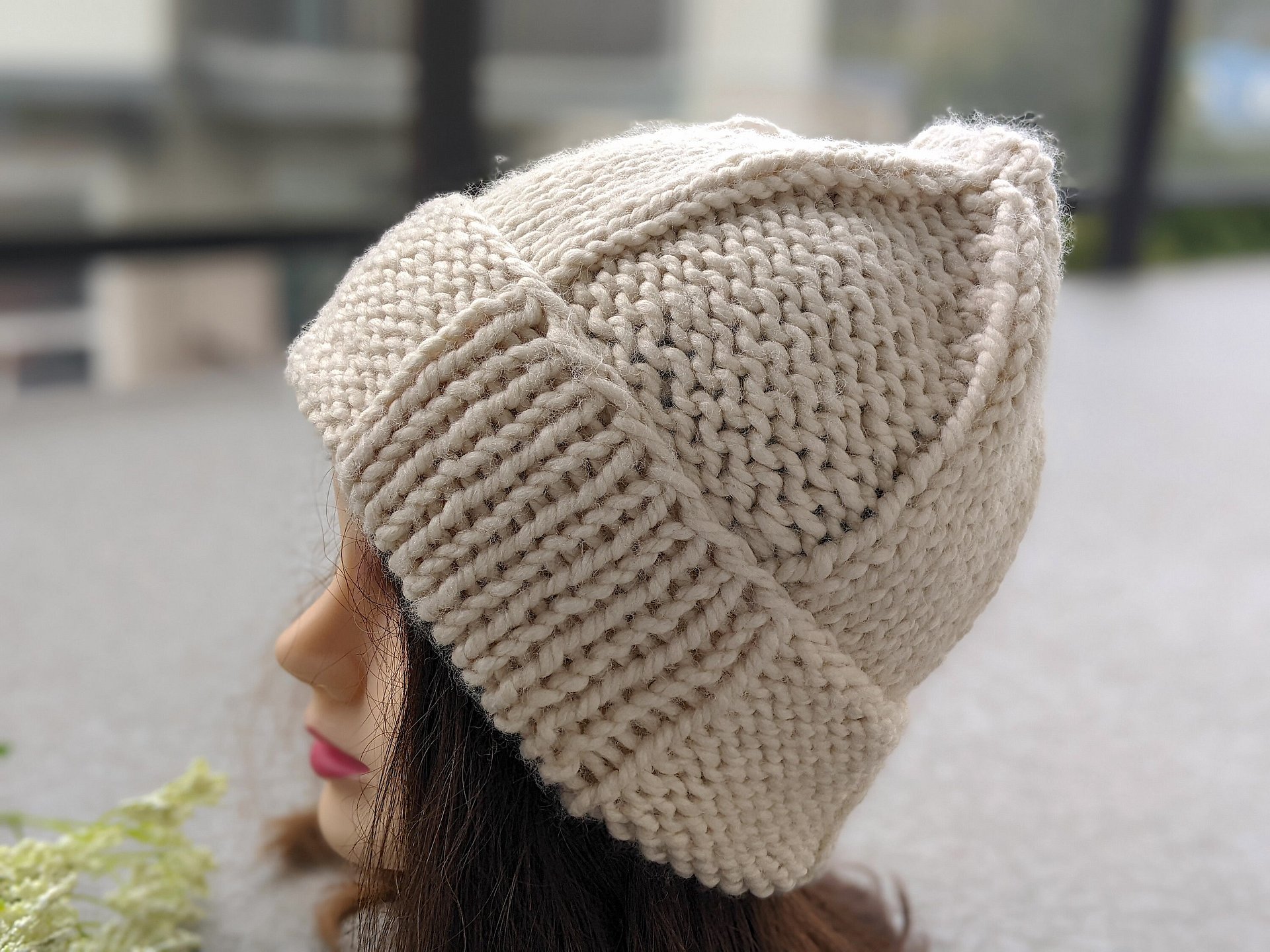 Knit Wool Ease Thick & Quick Hat Pattern product image (4)