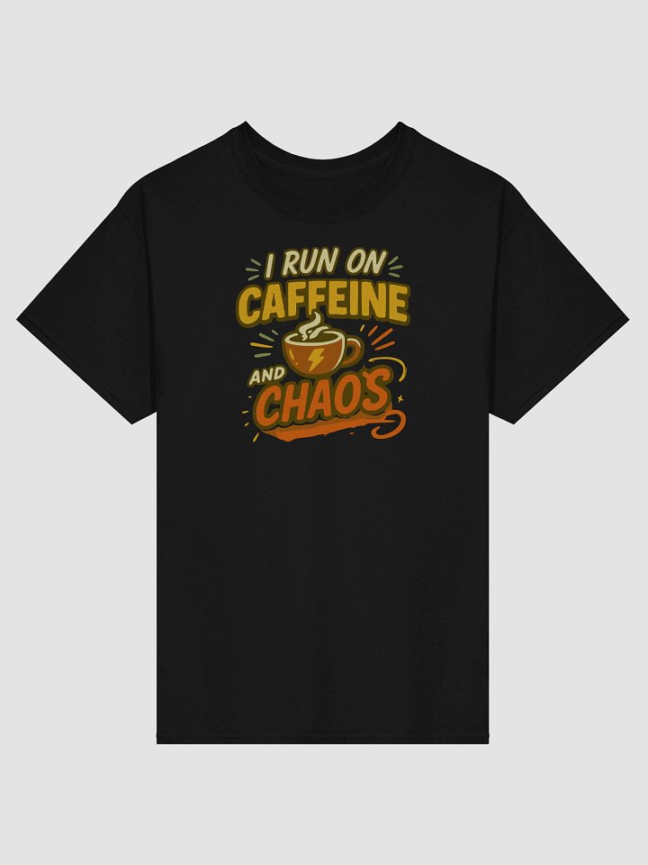 Caffeine and Chaos Shirt – For the Caffeinated Agents of Mayhem product image (1)