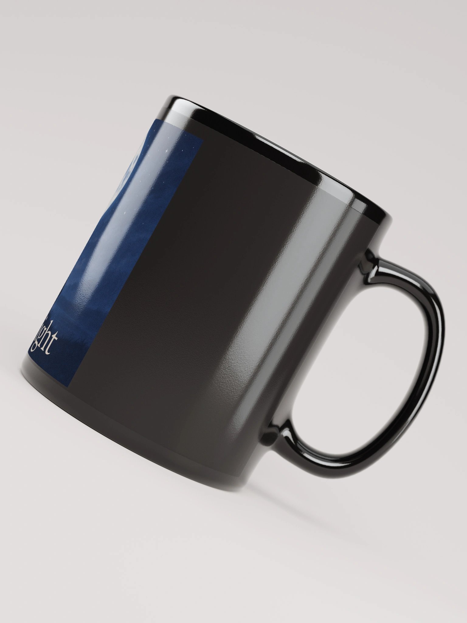 Black Moonlight Album Cover Mug - Show Your Support - Drinkware product image (4)