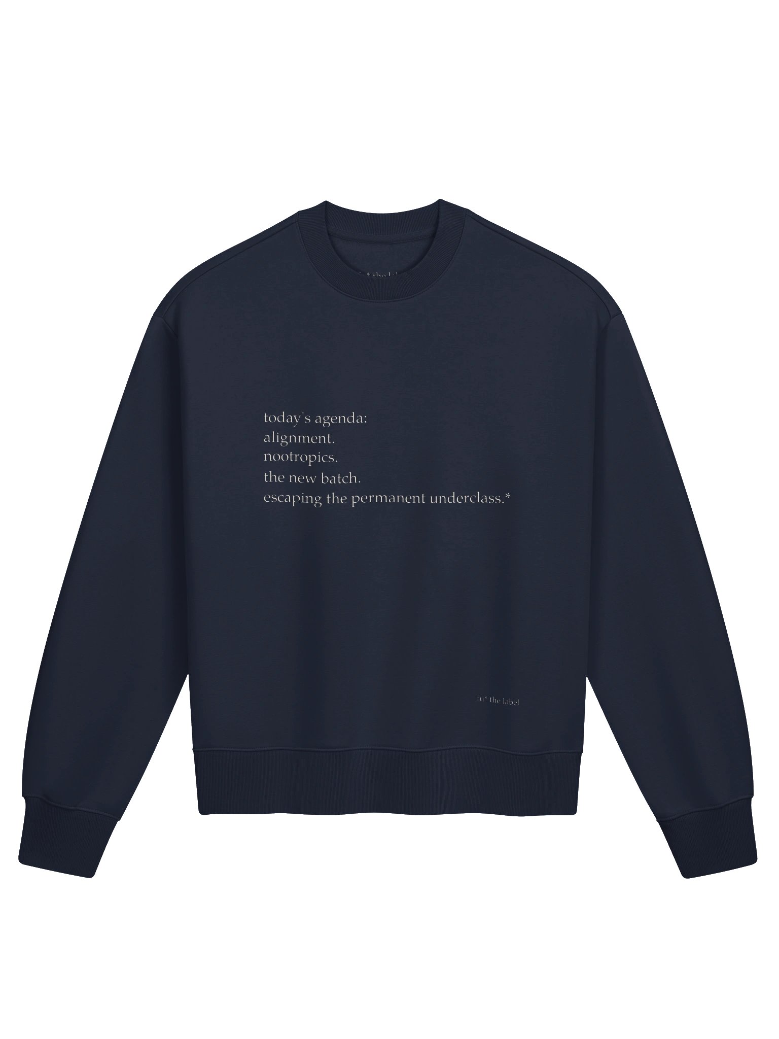 today's agenda — heavy crewneck product image (1)
