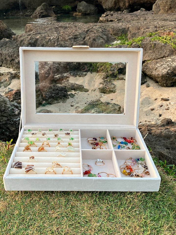 Sea Glass Rings Assorted Gift product image (1)