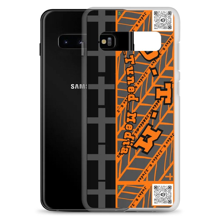 Geometric Fusion Orange Samsung® Case product image (23)