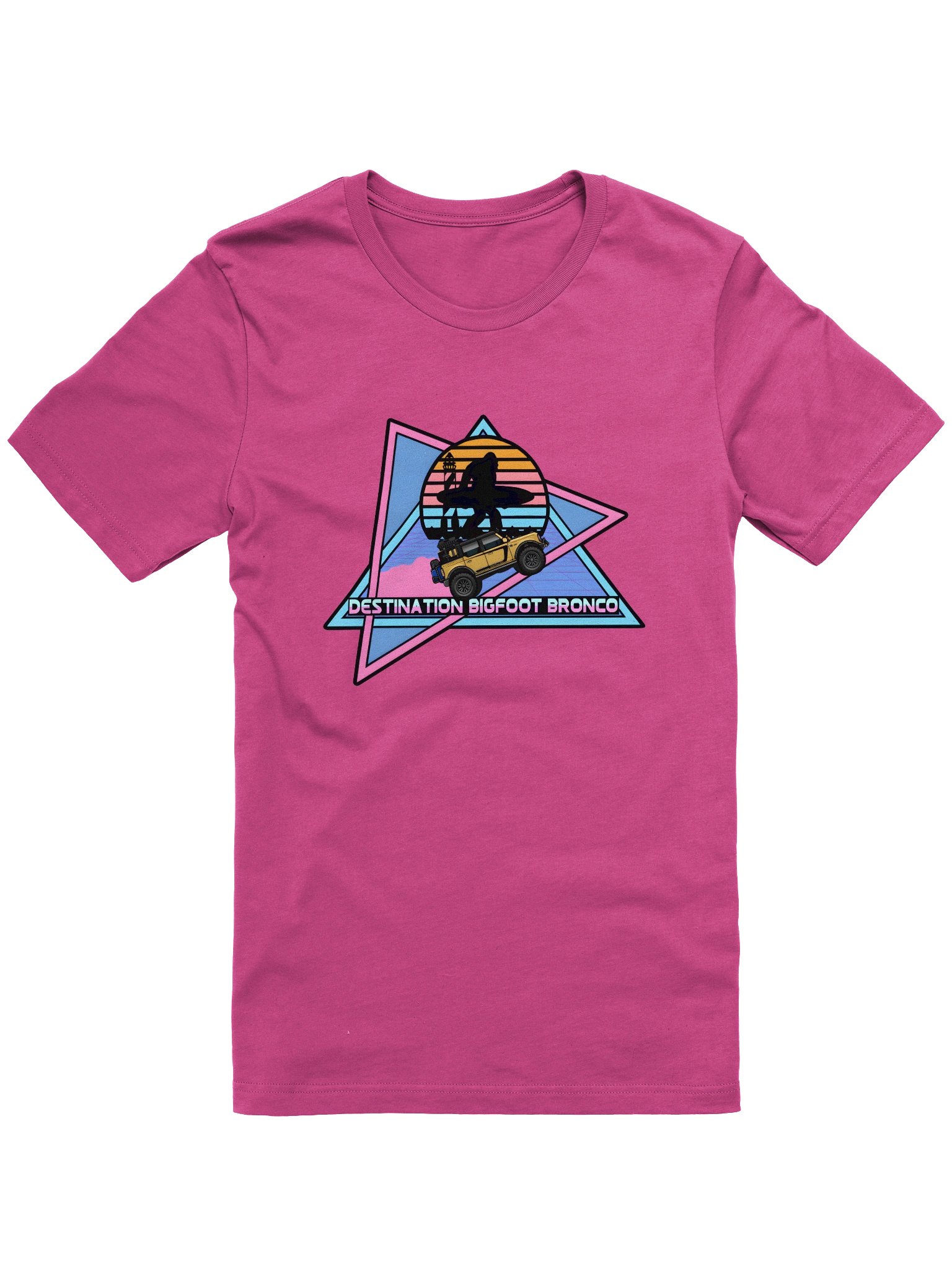 JC Edition Destination Bigfoot Bronco Full Frontal Retro-Inspired T-Shirt (Multiple Colors Available) product image (10)