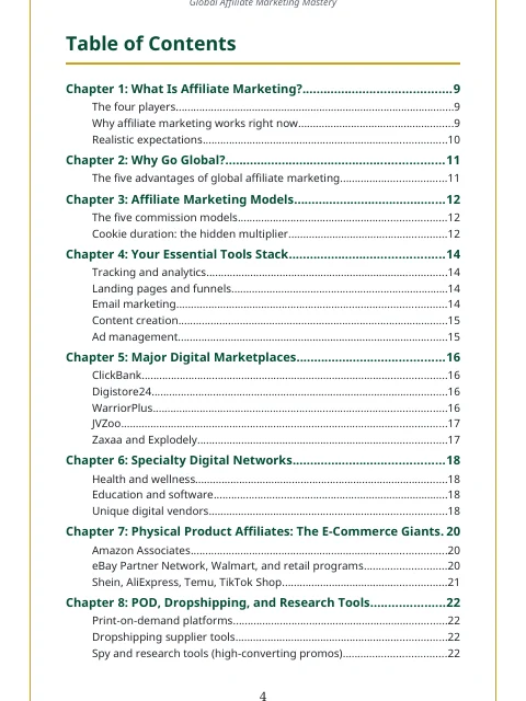 Global Affiliate Marketing Mastery (English & Arabic Edition) product image (3)