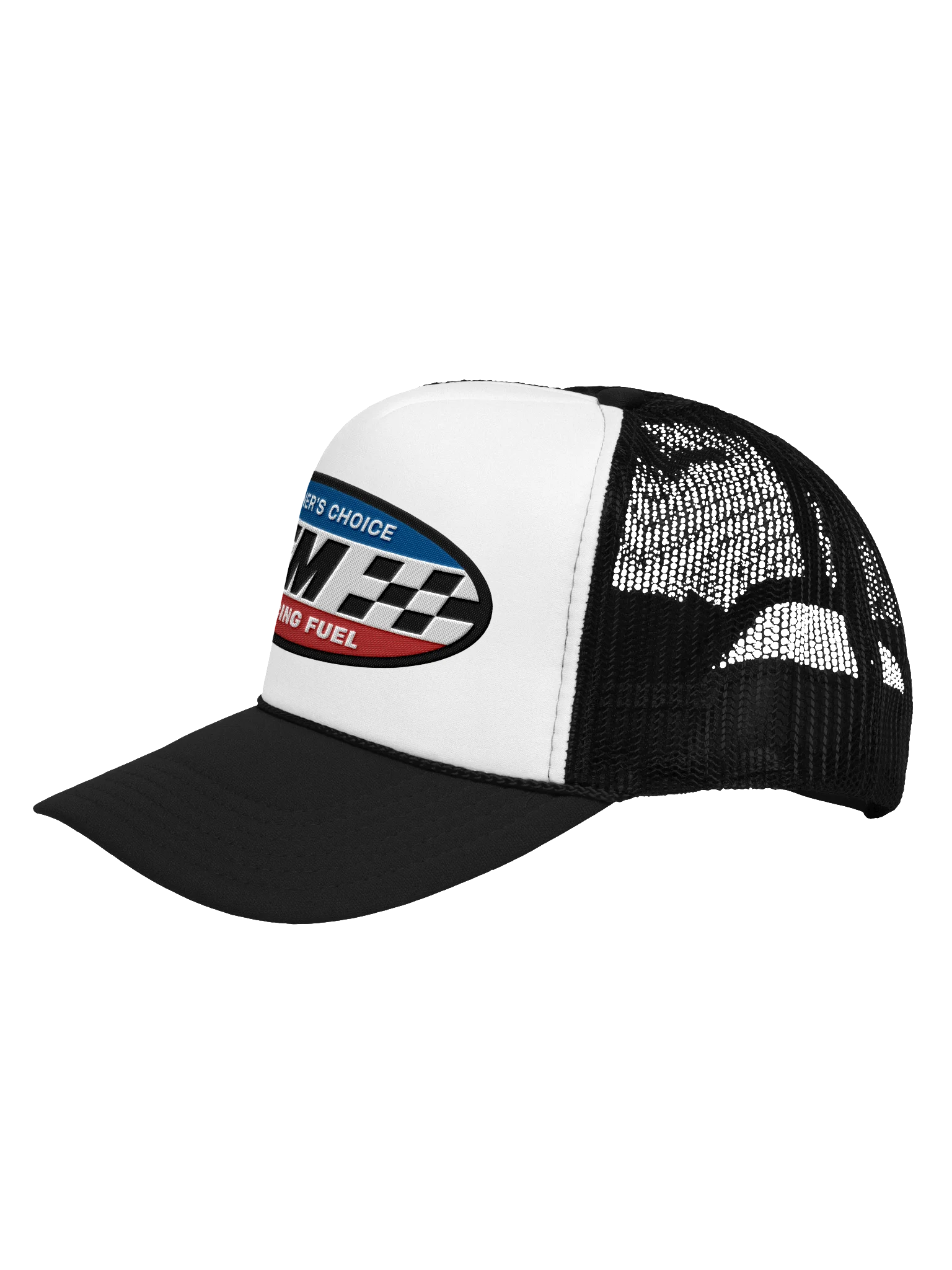 Think Fast Racing Fuel Trucker Hat - White product image (3)
