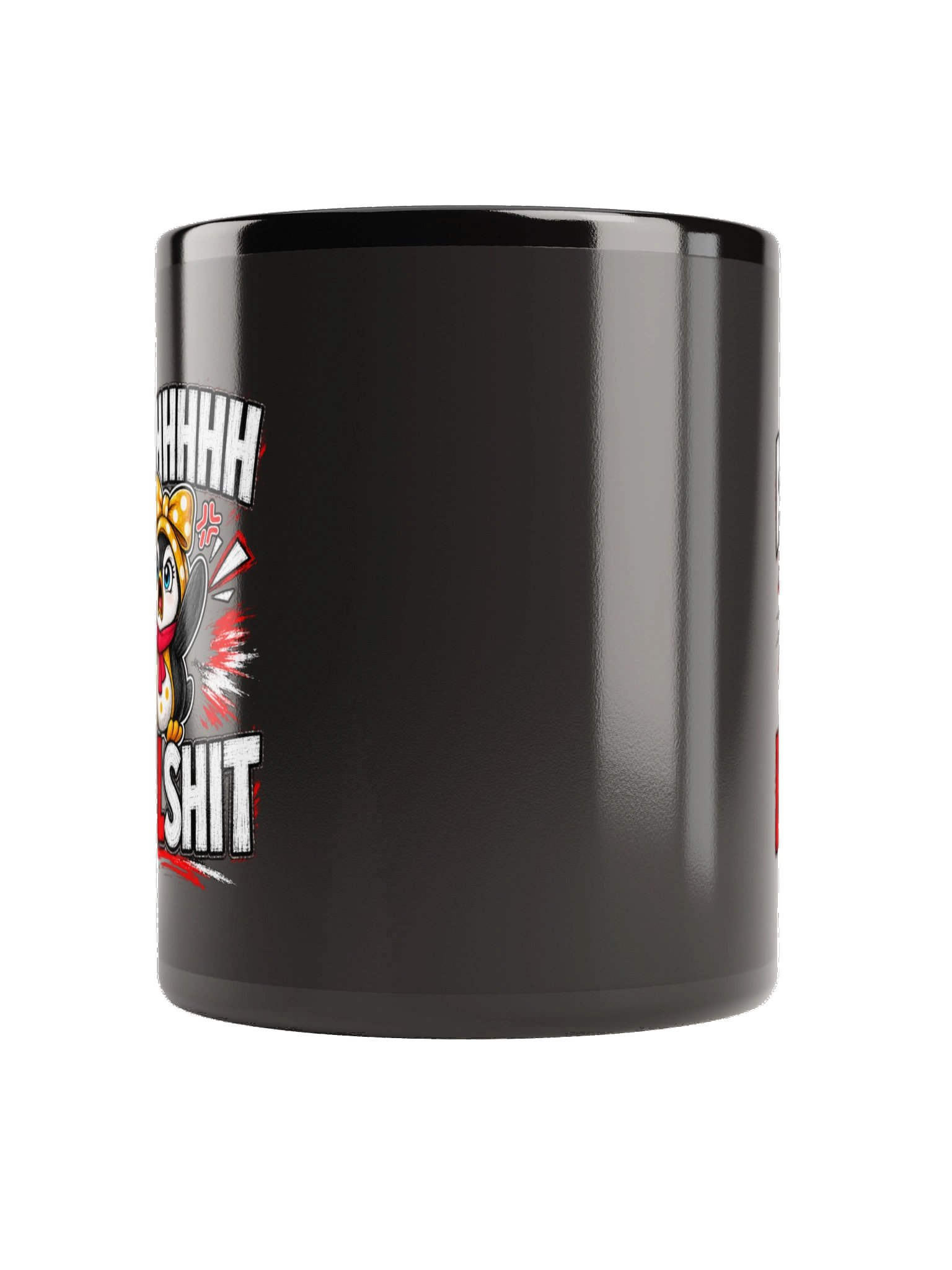 AHHHHHH Bullshit Lulu Black Mug product image (2)