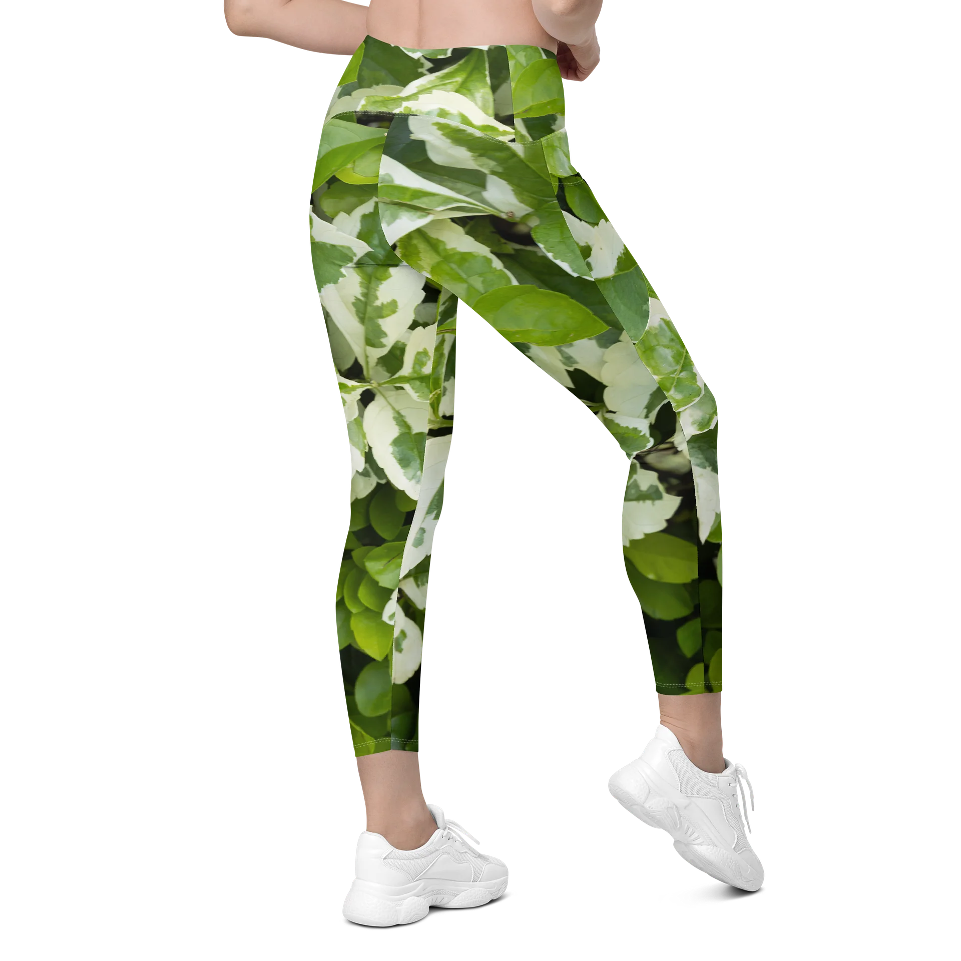 Moss & Parch All-Over Print Crossover Leggings with Pockets product image (9)