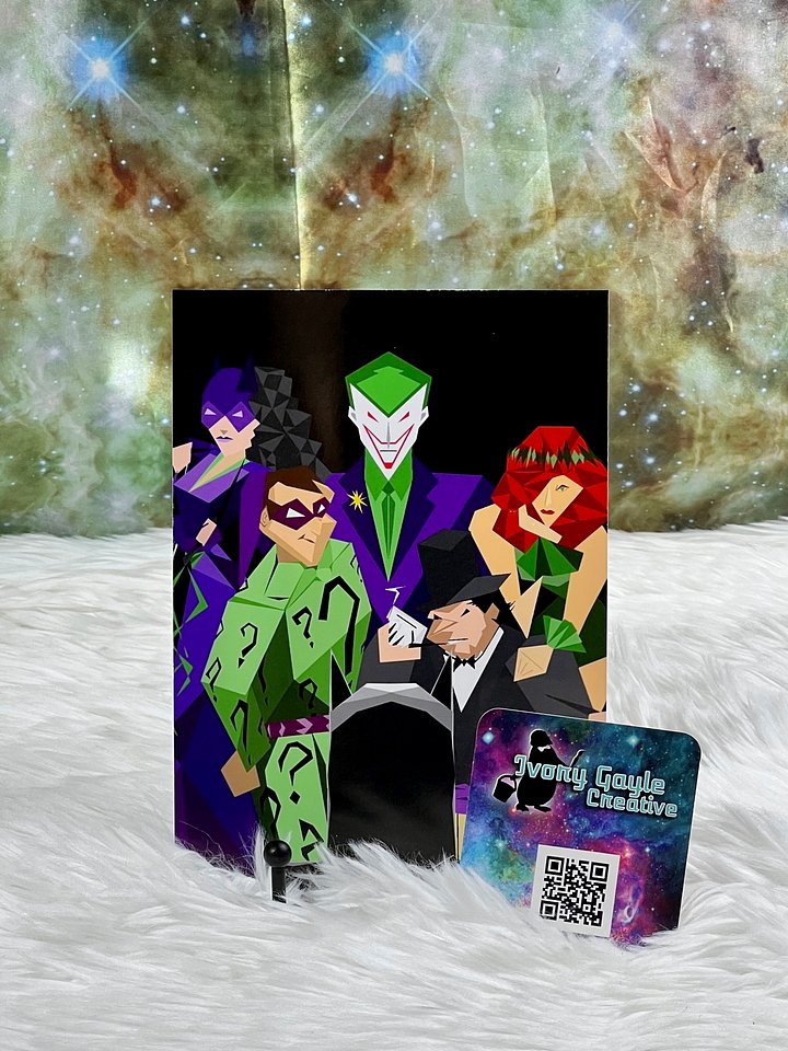Cubist Villains Print product image (1)