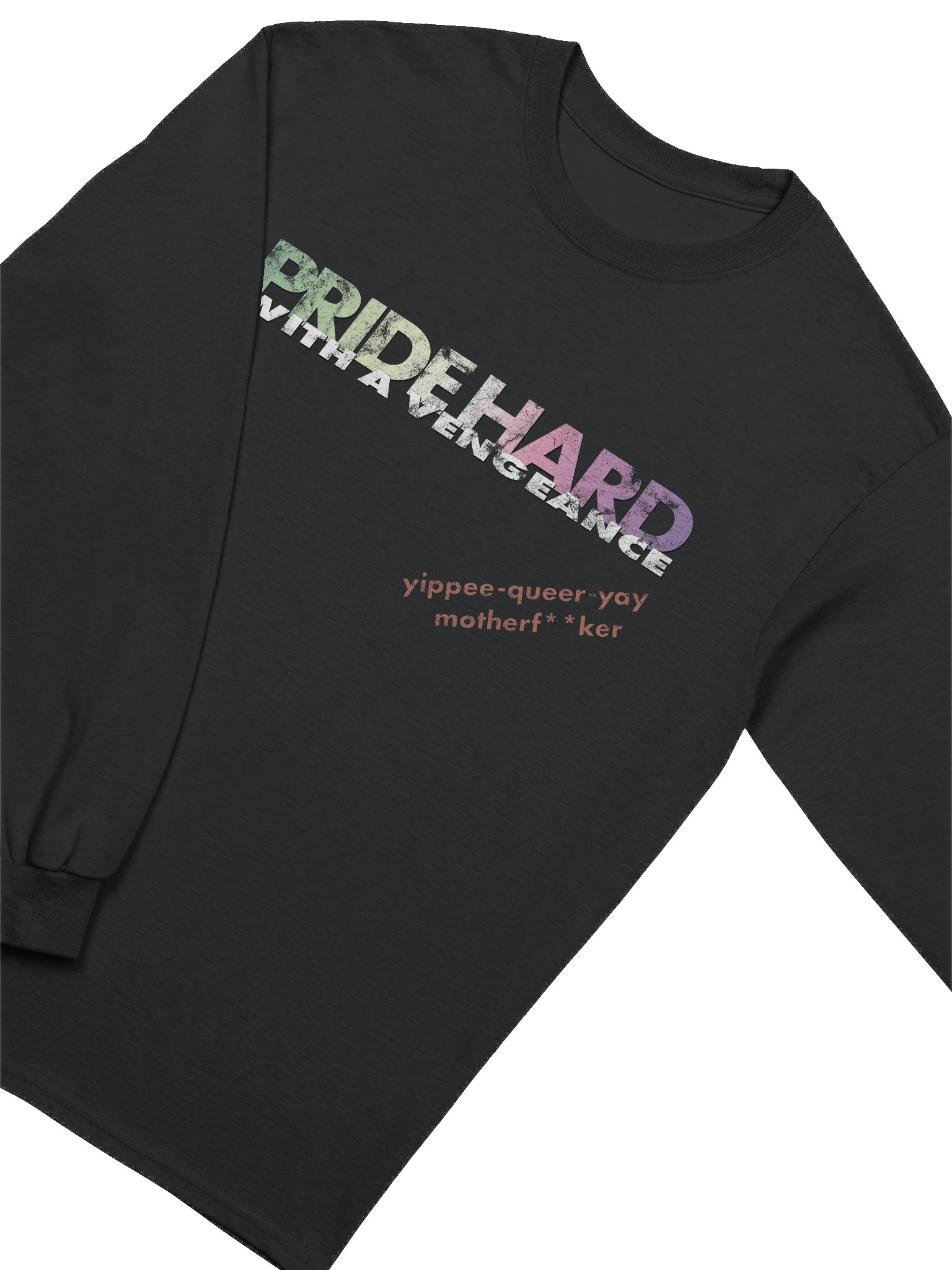 Genderfae "Pride Hard" Long Sleeve Tee product image (3)