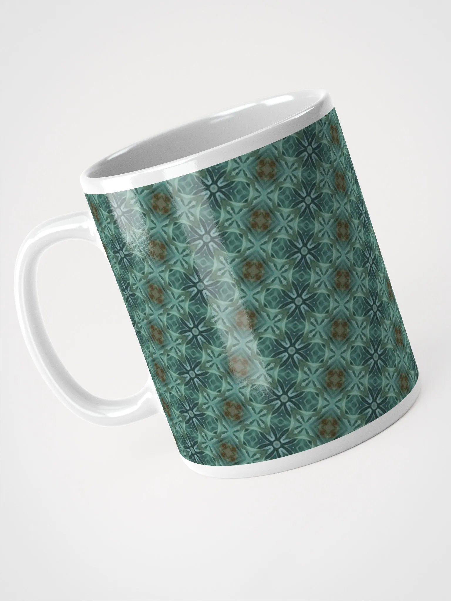 Diagonal Crosses Ceramic Mug product image (3)
