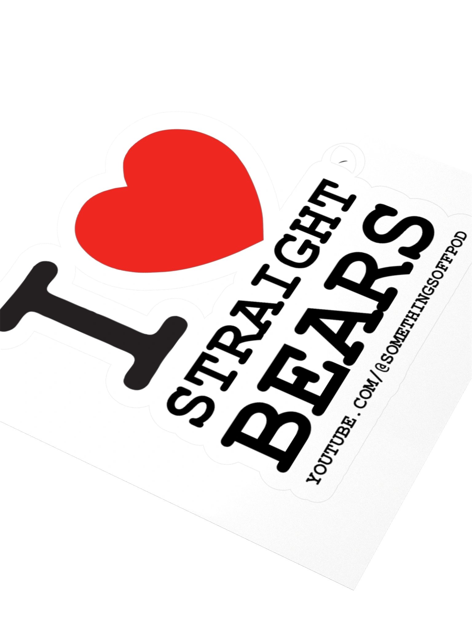 I Love Straight Bears sticker product image (3)