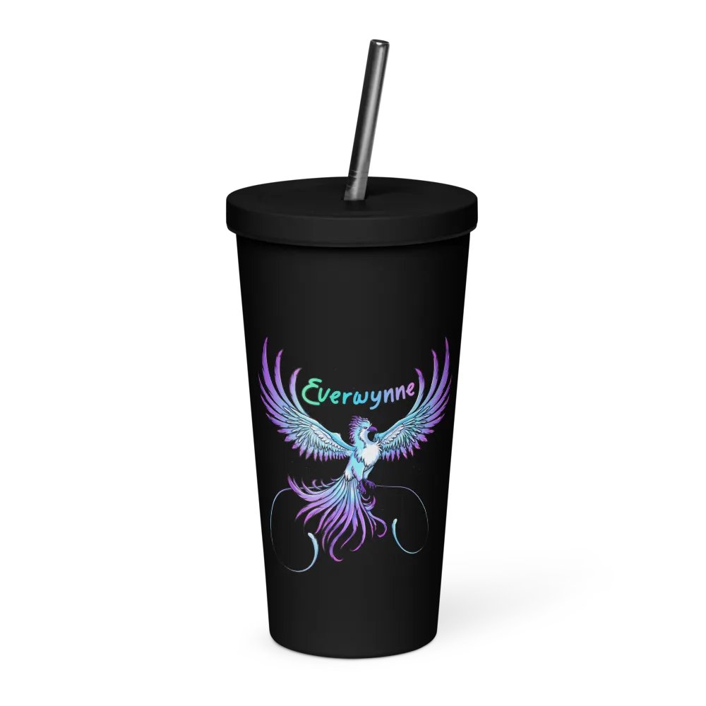 EverPhoenix Insulated Tumbler w/ a Straw product image (1)