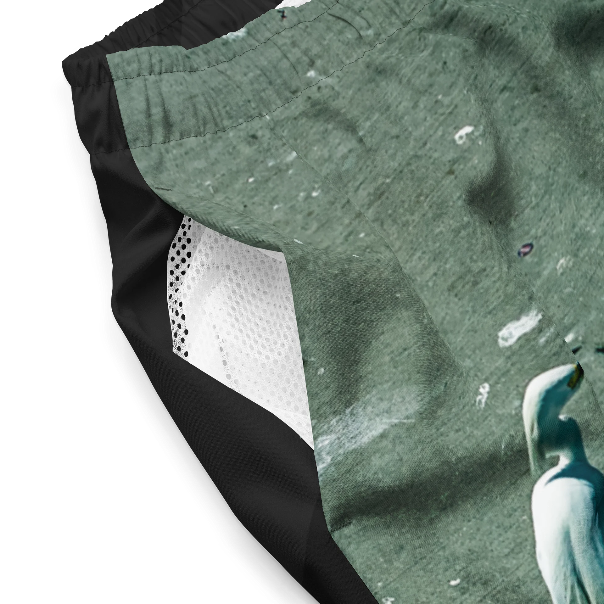 Snowy Egret Swim Trunks product image (3)