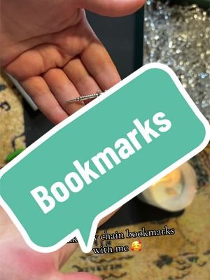 I love my chain bookmarks! They go in all my book boxes! #bookboxes #indieauthor #authortok #booktok #bookmarks