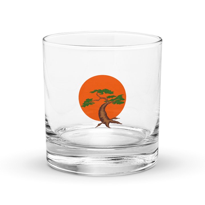 Sunset Tree Rocks Glass product image (1)