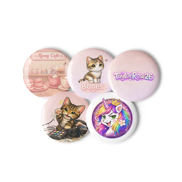 Cozy Chaos Button Pack Series #1 product image (3)