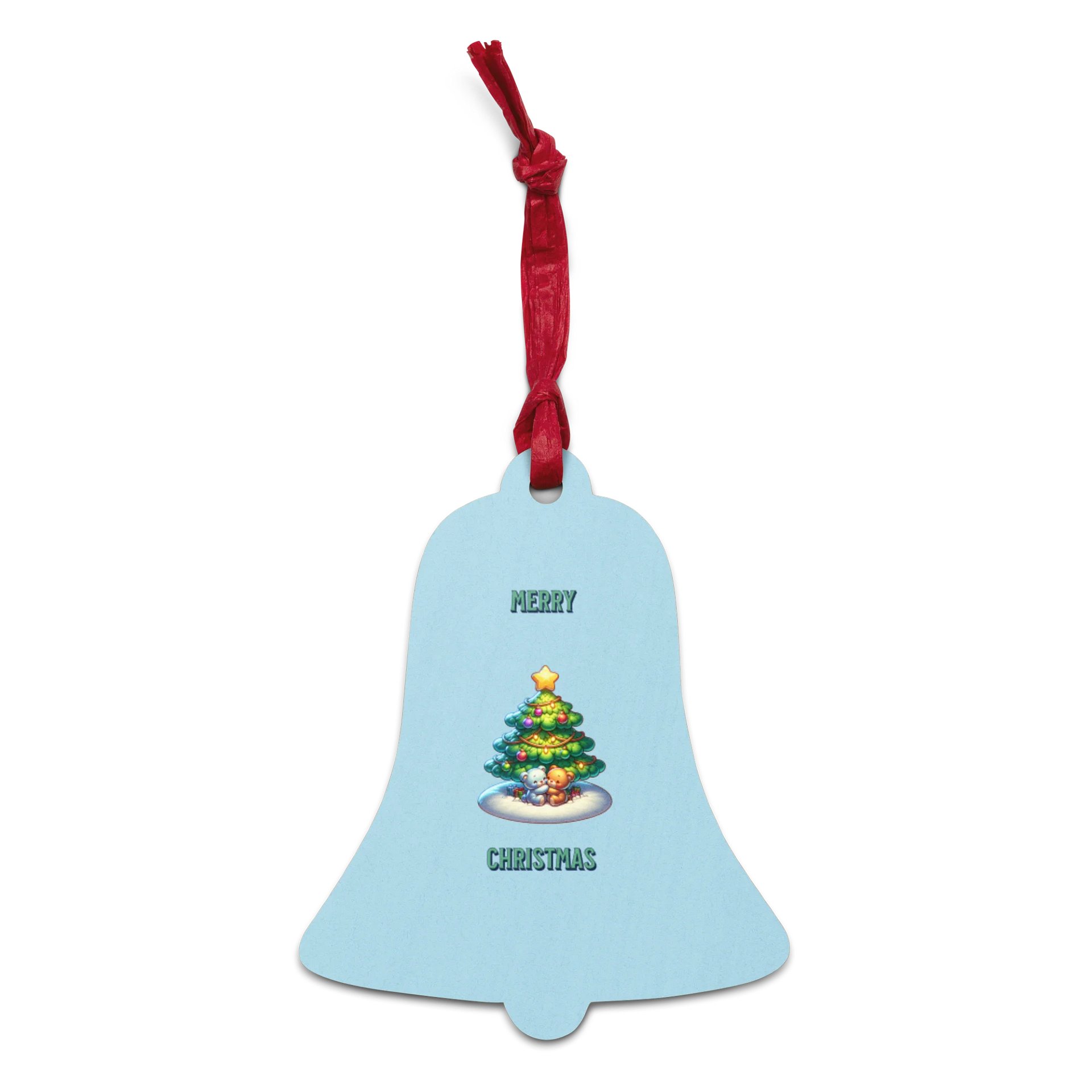 Festive Teddy Bear Ornament product image (1)