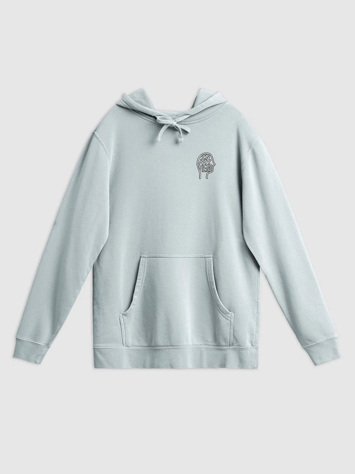 In My Head (sm. lined design) printed pigment hoodie product image (23)